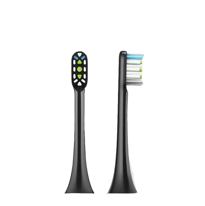 [Soocas Original] 2Pcs SOOCAS-X3 ToothBrush Head Black for Smart Wireless Waterproof Electric Toothbrush from