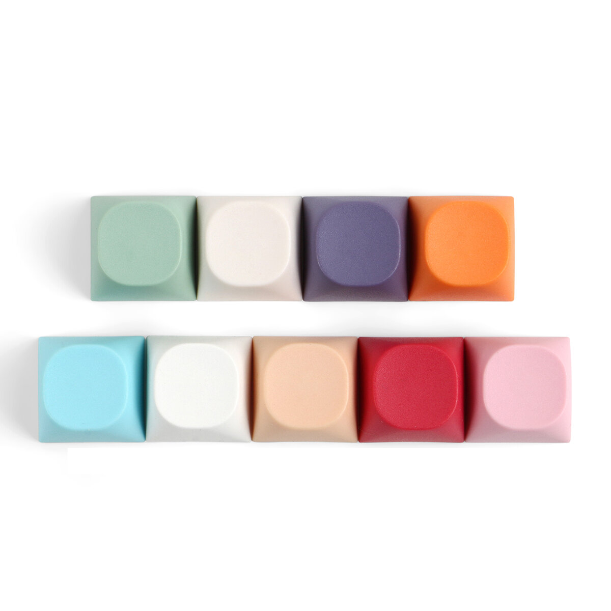 10 STKS Candy Color Blank Keycap Set MA Profile PBT Keycaps voor mechanische toetsenborden
