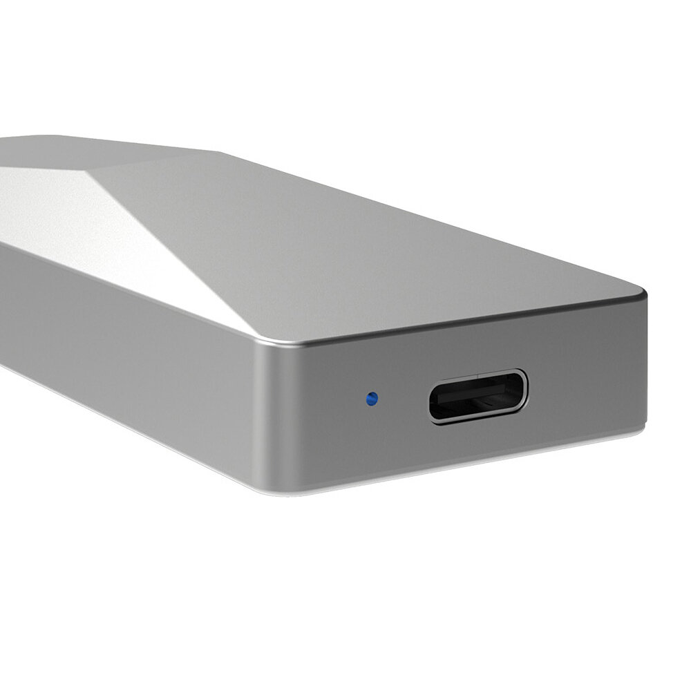 Blueendless M.2 NVME SSD ハードドライブエンクロージャ Type-C USB3.1 Gen2 10Gbps ハードディスクケース アルミニウム 土壌状態 ドライブ 金属ケース