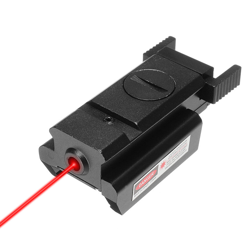 Low Profile Red Laser Sight Beam Dot Sight Scope Tactical Picatinny 20mm Rail Mount