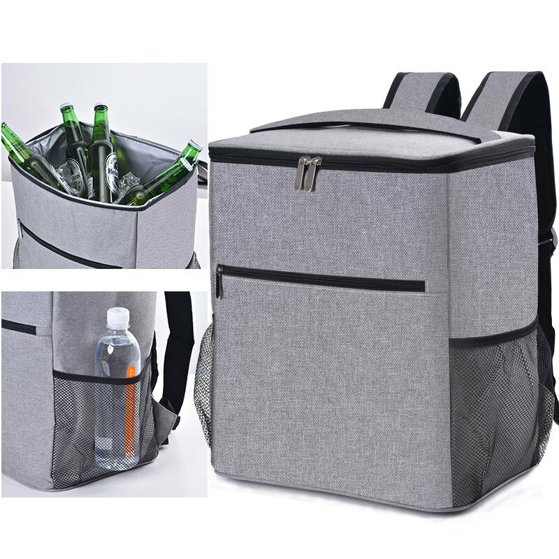 High Capacity Fridge Bags Insulated Bag Lunch Box Outdoor Camping Picnic Tote Bags Hiking Food Keep Fresh Cooler Bag Sto