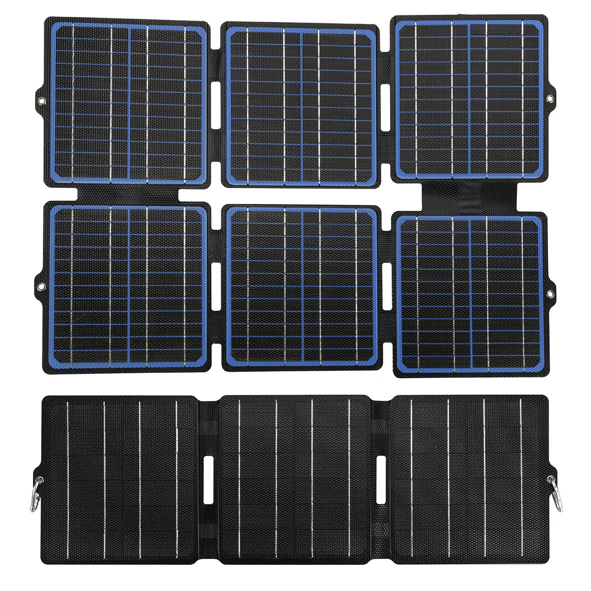 

15W/30W 5V/12V Solar Panel Mini Foldable Waterproof Sun PowerCharger for Hiking Camping Mobile Phones