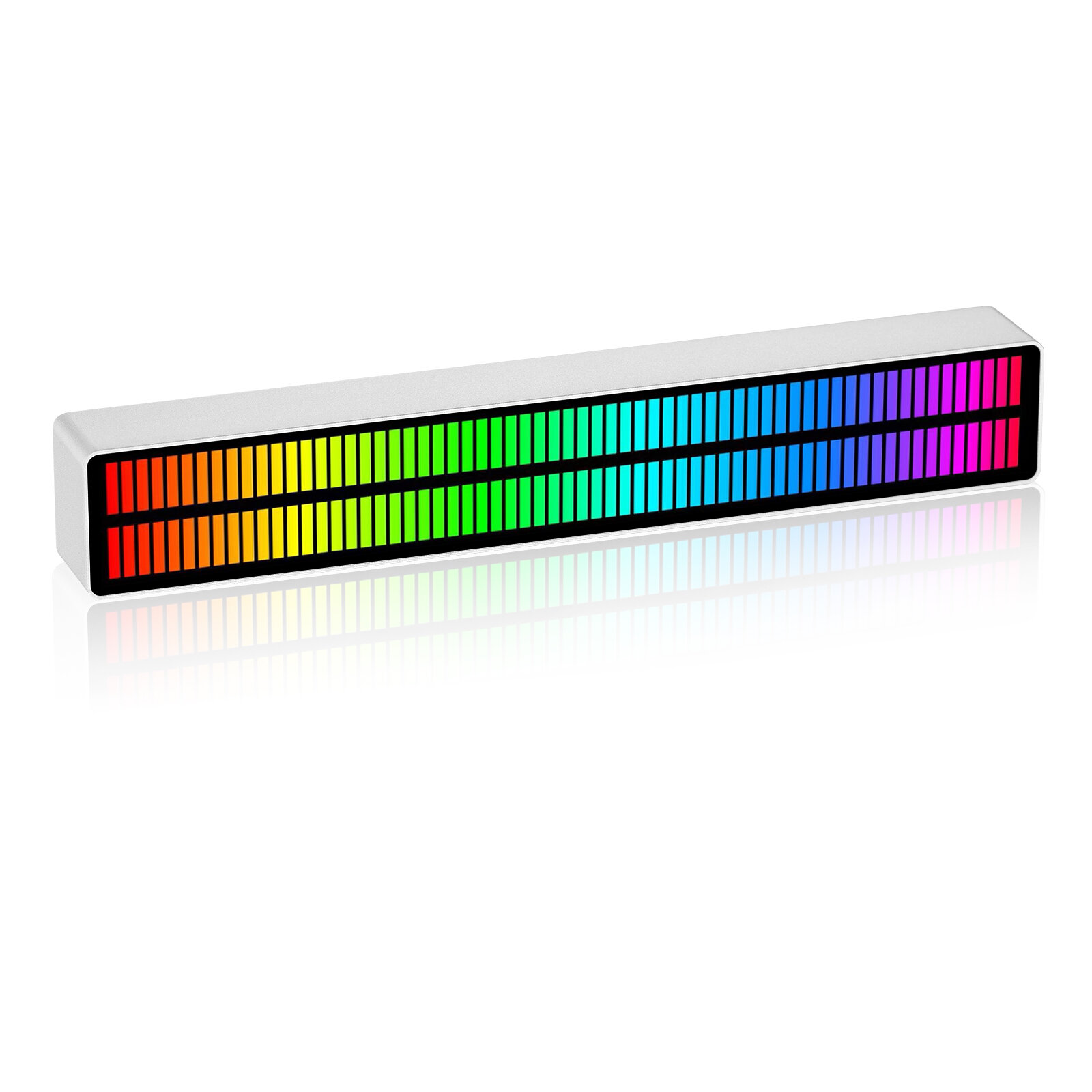 

10W USB Pickup Rhythm Lamp Audio LED Level Meter Display Spectrum Analyzer RGB LED Music Spectrum Indicator