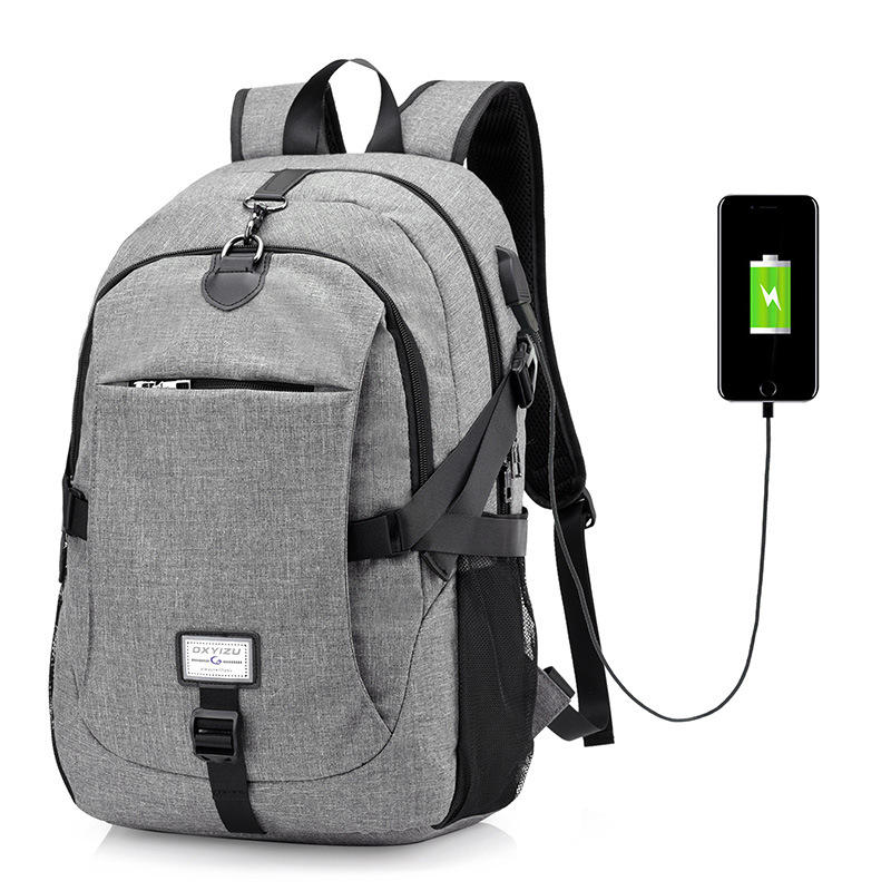 Lekka torba podróżna z portem ładowania USB i ochroną przed kradzieżą