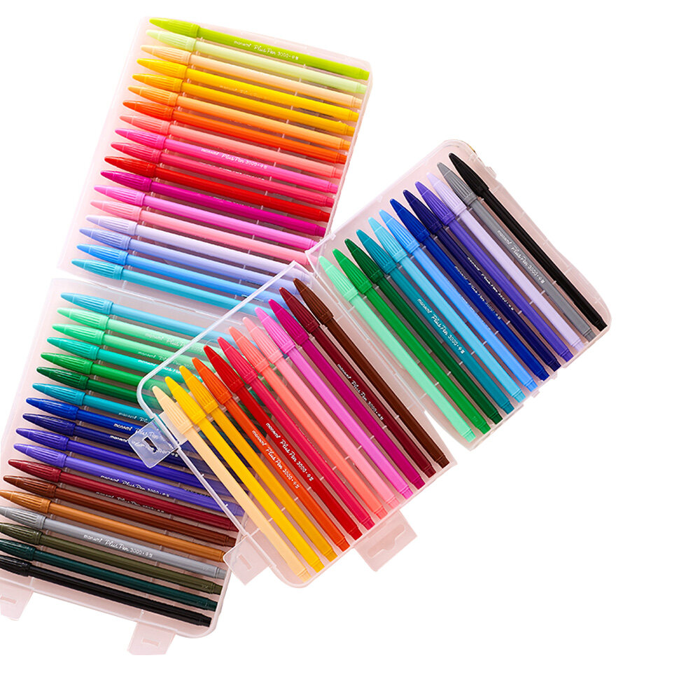12/24/36 Colors Gel Pen Watercolor Pen Hand Book Hook Line Fiber Pen Art Pen Set Office School Suppl