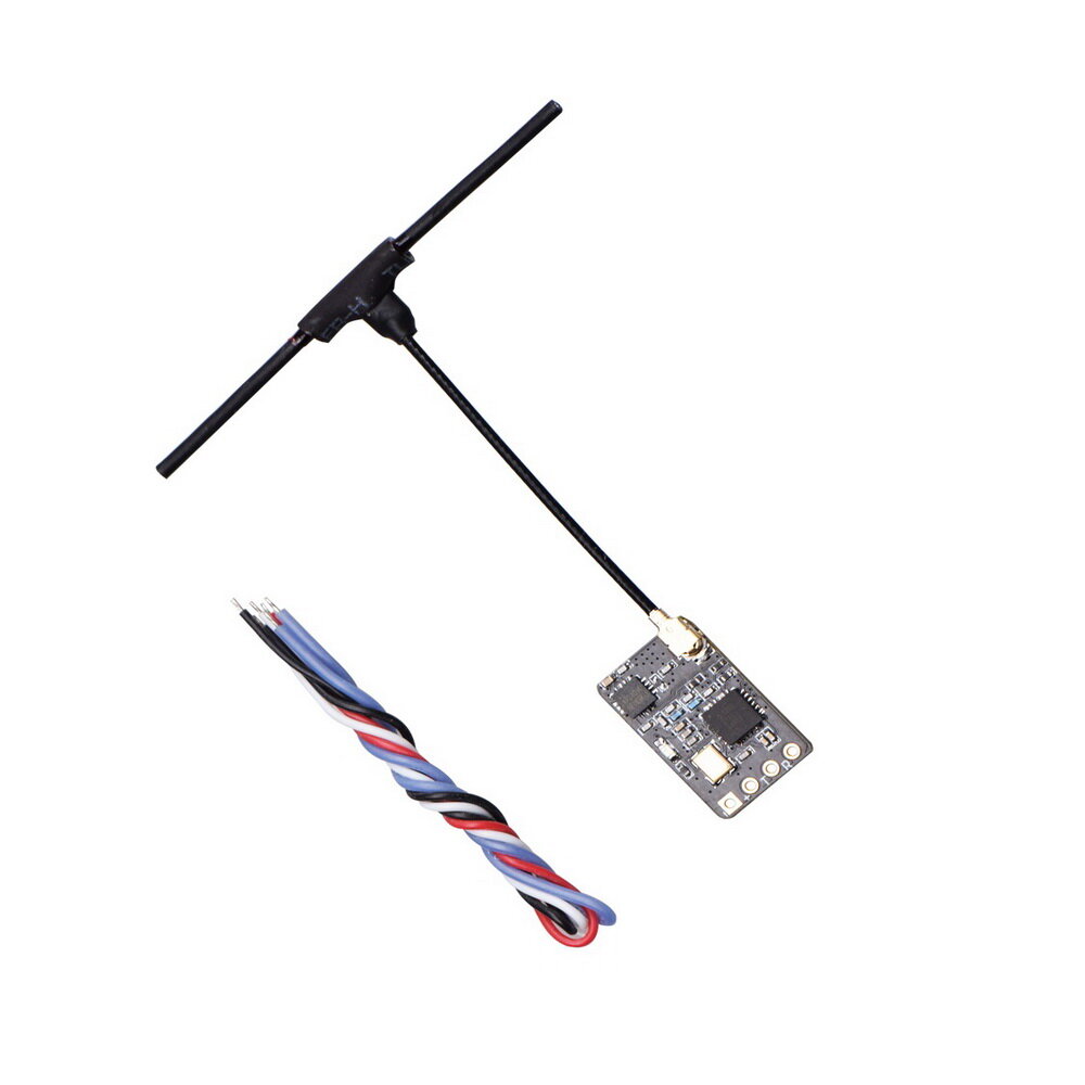 06g JHEMCU RX24T 24G ExpressLRS ELRS High Refresh Rate Low Latency Ultra small Long range RC Receiver for RC FPV Drone