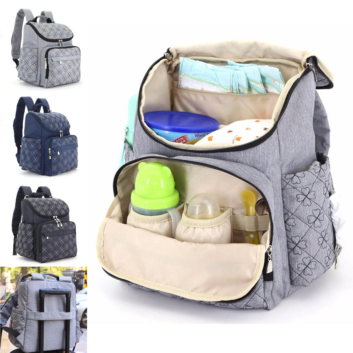 IPRee ™ Travel Rucksack Mama Maternity Baby Windeltasche Nappy Organizer Krankenpflege Tasche