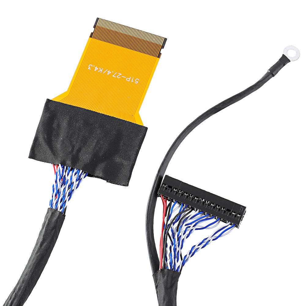 

51P 2CH 8-bit LVDS High Score 51 Pin FFC Screen Line For LG Left Power Supply 550MM LCD Driver Screen Cable