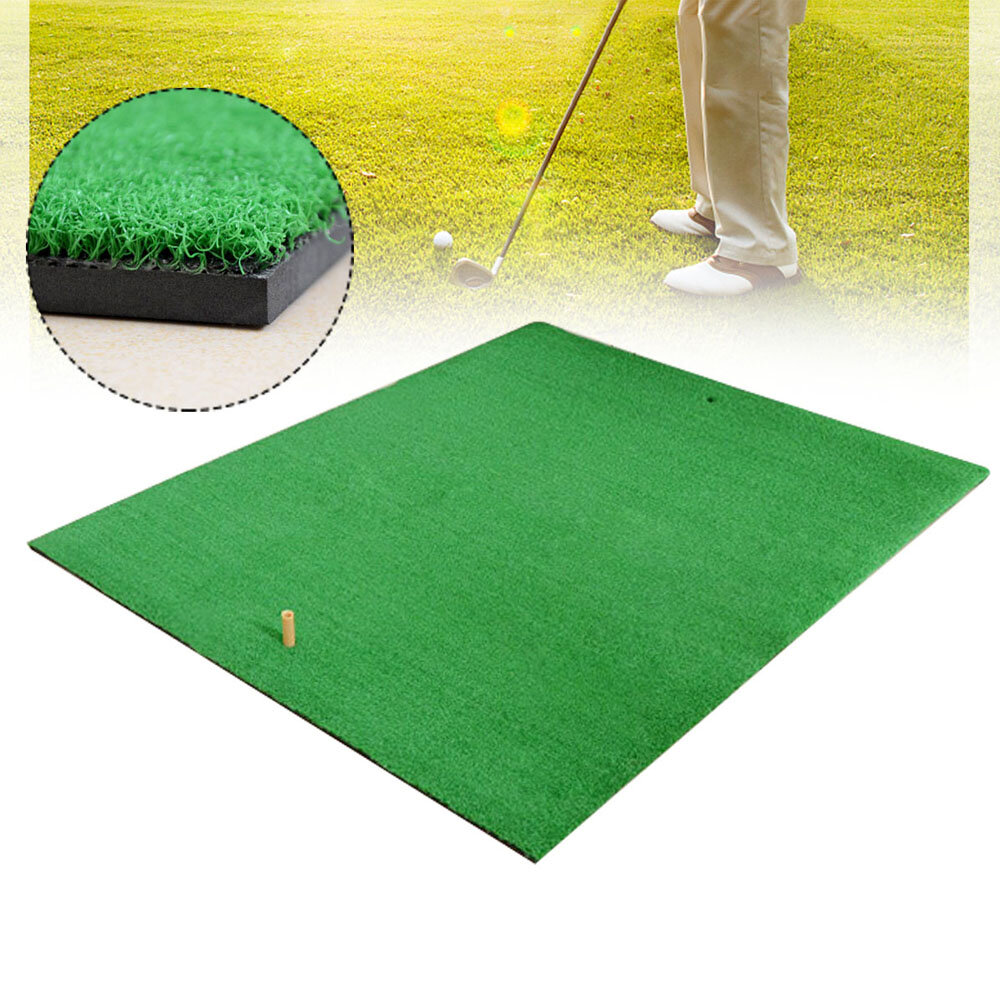 1x1.25m Golfgrasmat Oefen Training Gazonmat Golfslagmat met T-stukken Duurzaam golfpad