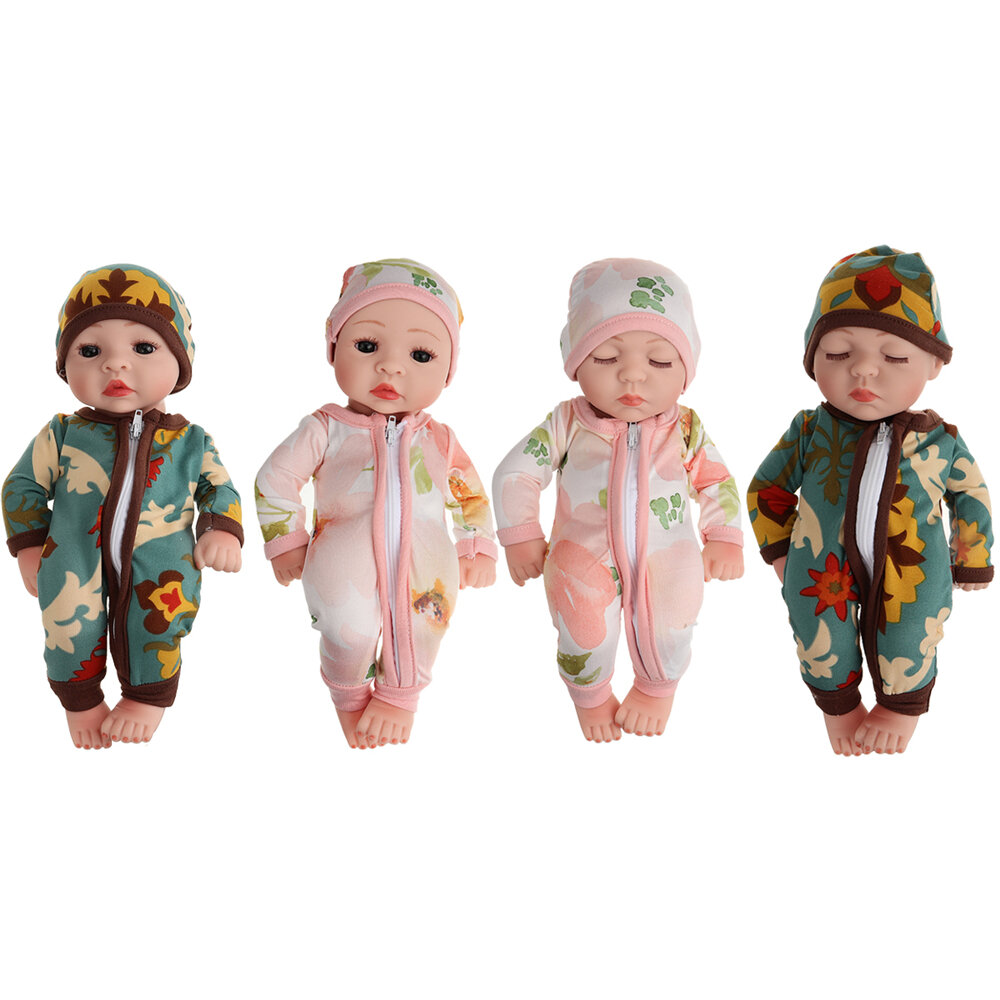 10 Inch 25CM Silicone Vinyl Soft Flexible Lifelike Reborn Baby Doll with Clothes Toy for Kids Collection Gift