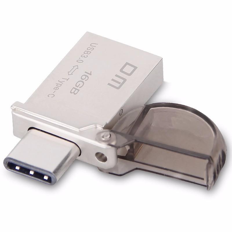DM PD019 16GB 32GBミニType-C 3.1 OTG USB 3.0フラッシュドライブデュアルダブルプラグペンドライブ
