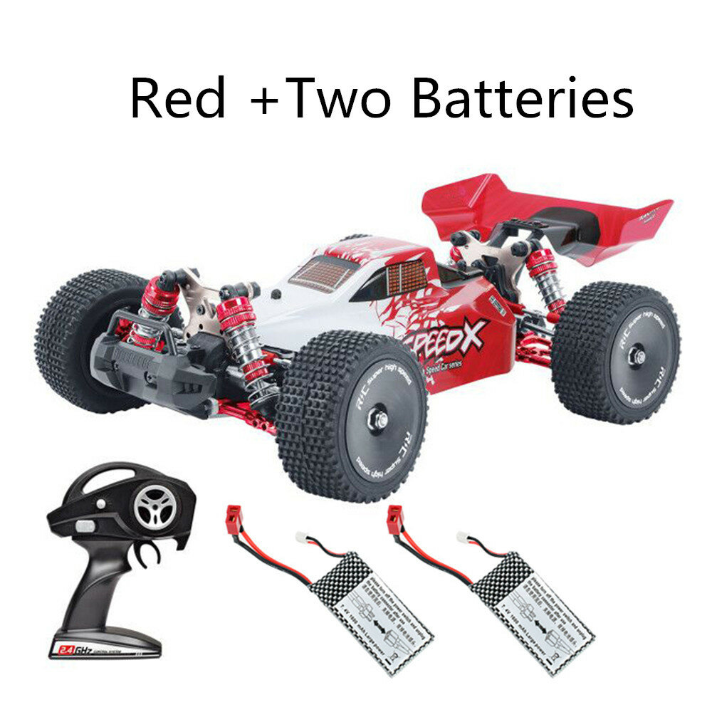 XLF F16 1/14 2.4GHz 4WD RTR Red + 2 Battery