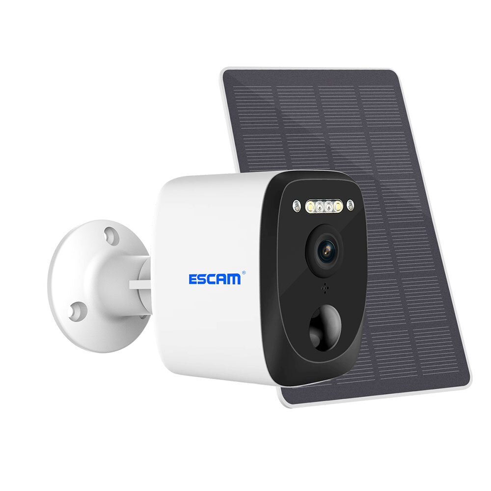 

ESCAM QF370 3MP WiFi IP камера с панелью Солнечная Интеллектуальное ночное видение PIR Обнаружение движения IP66 Водонеп