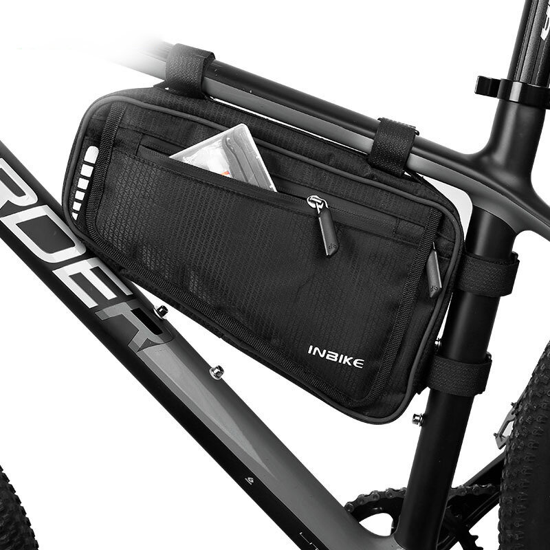 INBIKE Bike Front Frame Bag Waterproof Vuilafstotende Fiets Triangle Accessoires Tas Outdoor Cycling