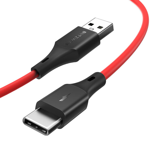 BlitzWolf® BW-TC14 3A USB Type-C Charging Data Cable 3ft/0.91m For Oneplus 6T Xiaomi Mi8 Pocophone f1 S9+