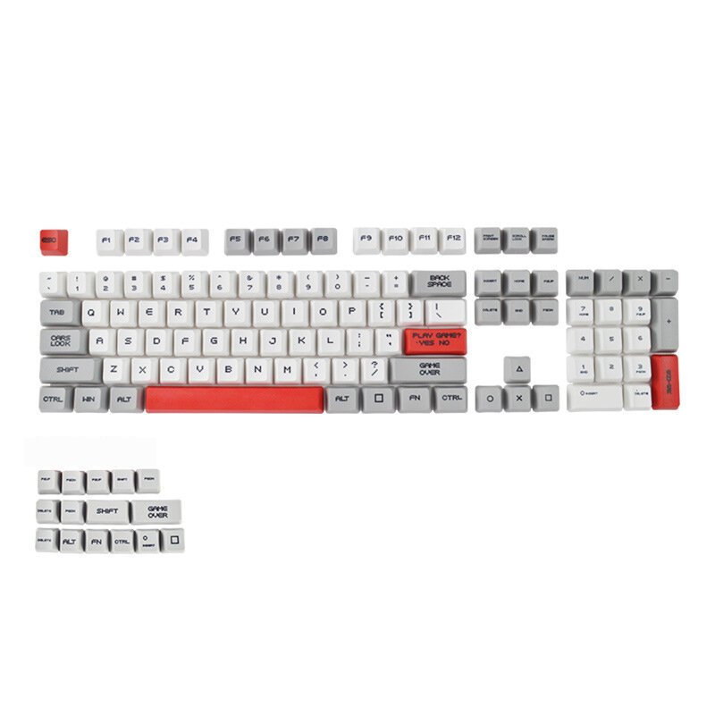 119 Keys Readson PM PBT Keycap Set OEM Profile Sublimation Game Custom Keycaps for Mechanical Keyboards