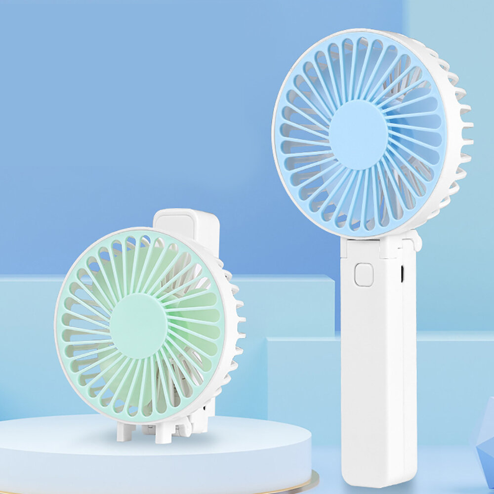 Nouveaux ventilateurs portables à main Ventilateur USB rechargeable Mini climatiseur de bureau Ventilateur de refroidissement extérieur Ventilateurs portables pour voyager 1200MAH