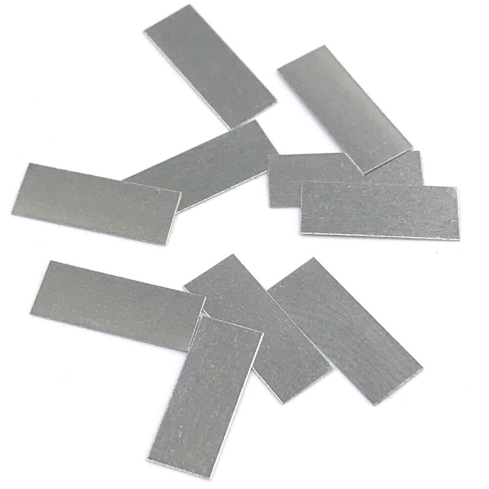 

100Pcs Pure Nickel 99.96% Low Resistance Battery Strip Tabs Mat for Welding 0.1x4x10mm