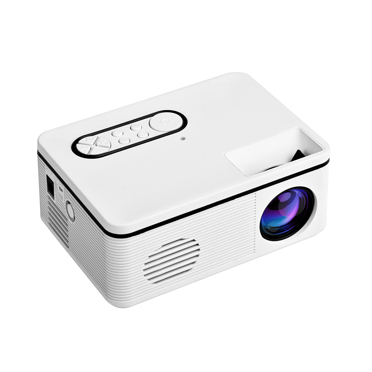 S361 LED Projector 1920x1080 Resolution 800:1 Contrast for Outdoor Movies Home Theater Projector Beamer with Remote Cont