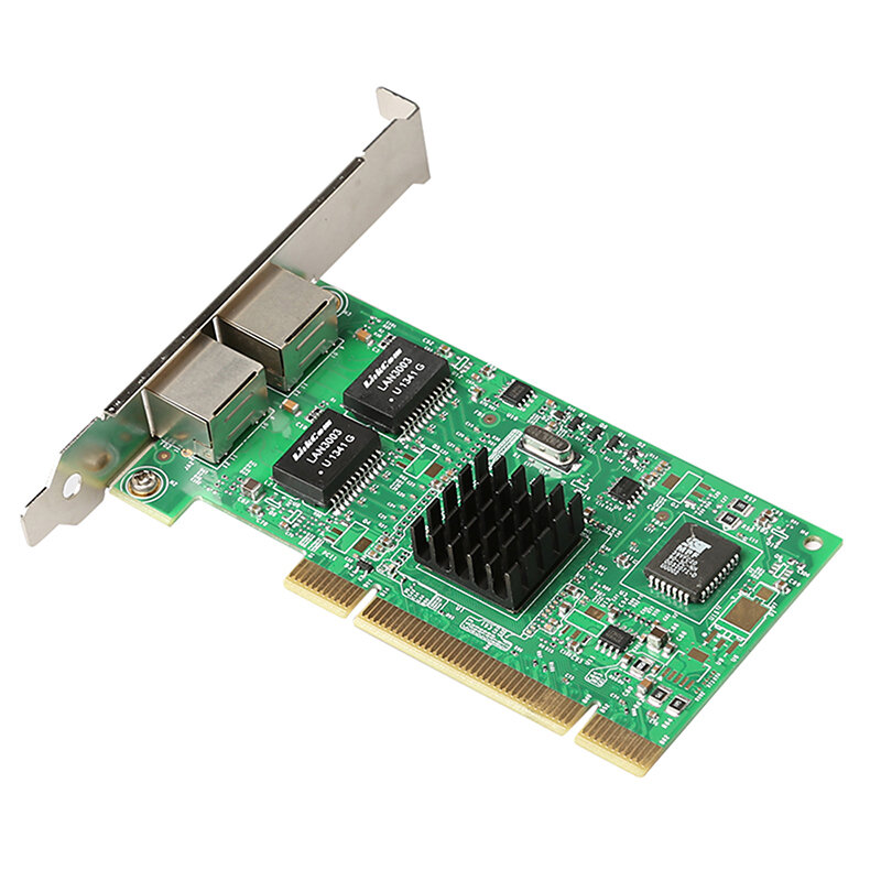 

DIEWU TXA024 DW-82546-S PCI Express Card 10/100/1000 Мбит / с Двойная сетевая карта на RJ45 порта Intel 82546 Гигабитная