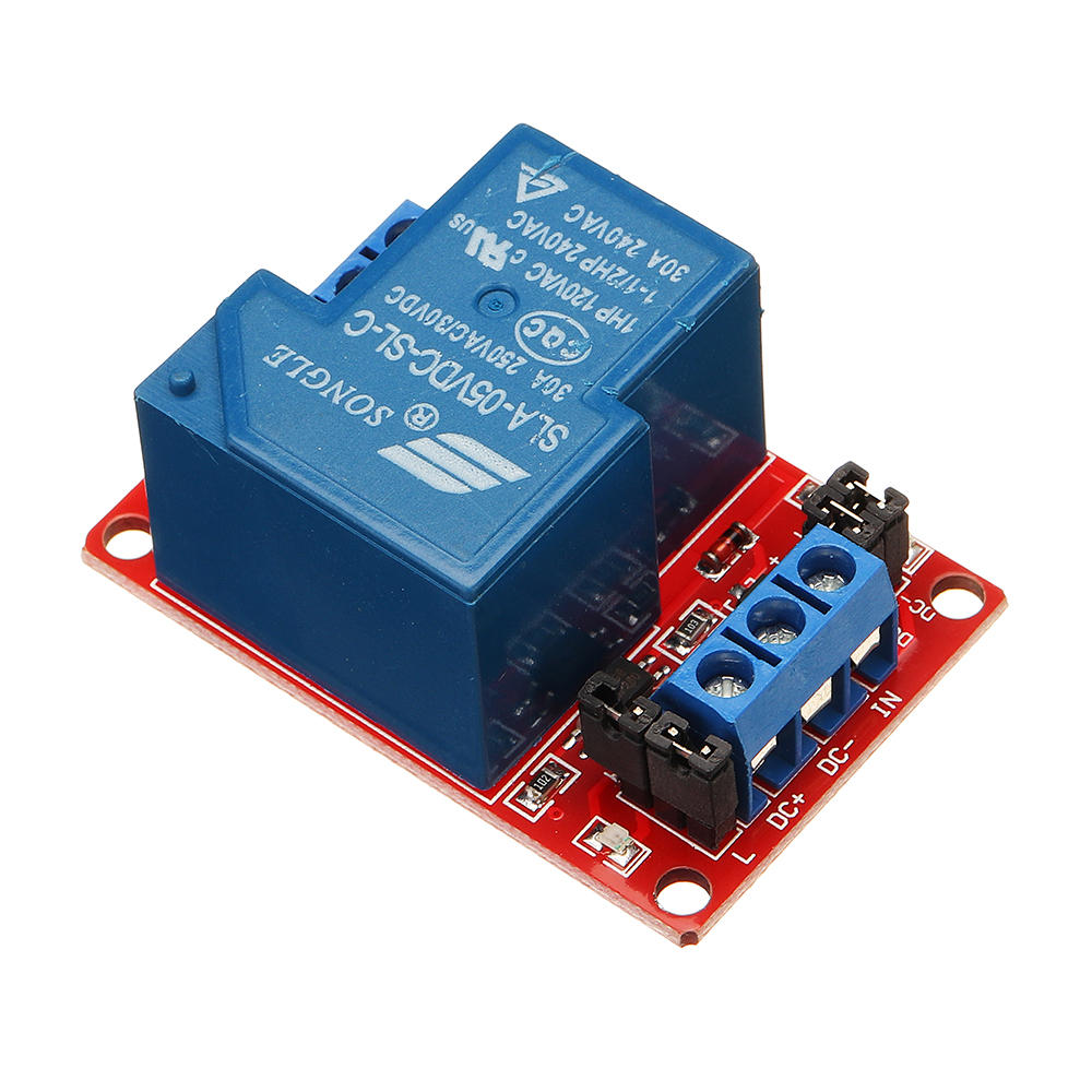 

5pcs BESTEP 1 Channel 5V Relay Module 30A With Optocoupler Isolation Support High And Low Level Trigger For