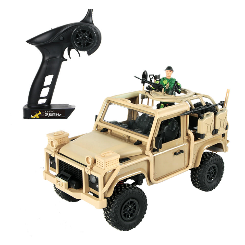 

MN Model MN96 1/12 2.4G 4WD Proportional Control Rc Car with LED Light Climbing Off-Road Truck RTR Toys