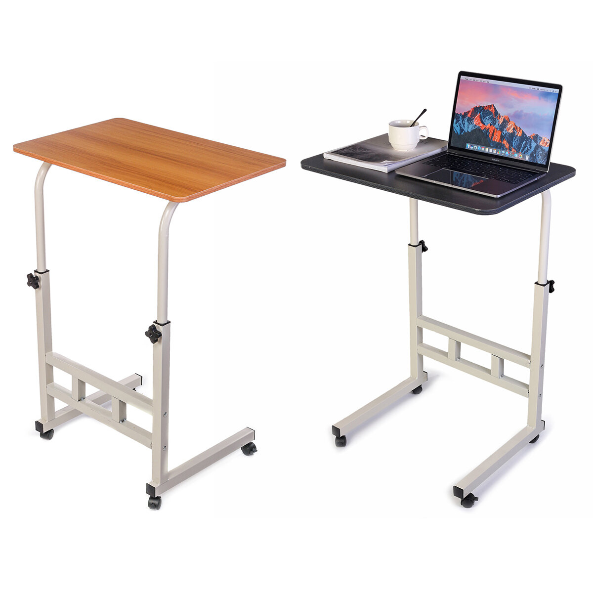 Portable Height Adjustable Macbook Desk Lazy Bedside Table Can be Lifted Standing Desk Home Furnitur
