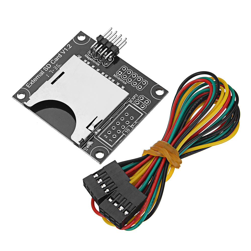 

5pcs 45*40mm Independent External SD Card Slot Module with 20cm Dupont Cable 3D Printer Accessories