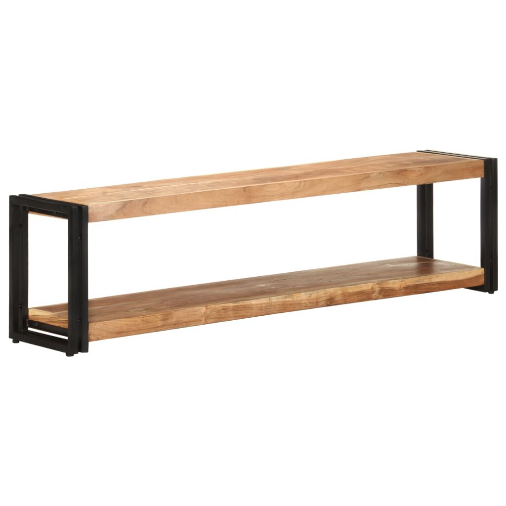 

TV Cabinet 59.1"x11.8"x15.7" Solid Acacia Wood