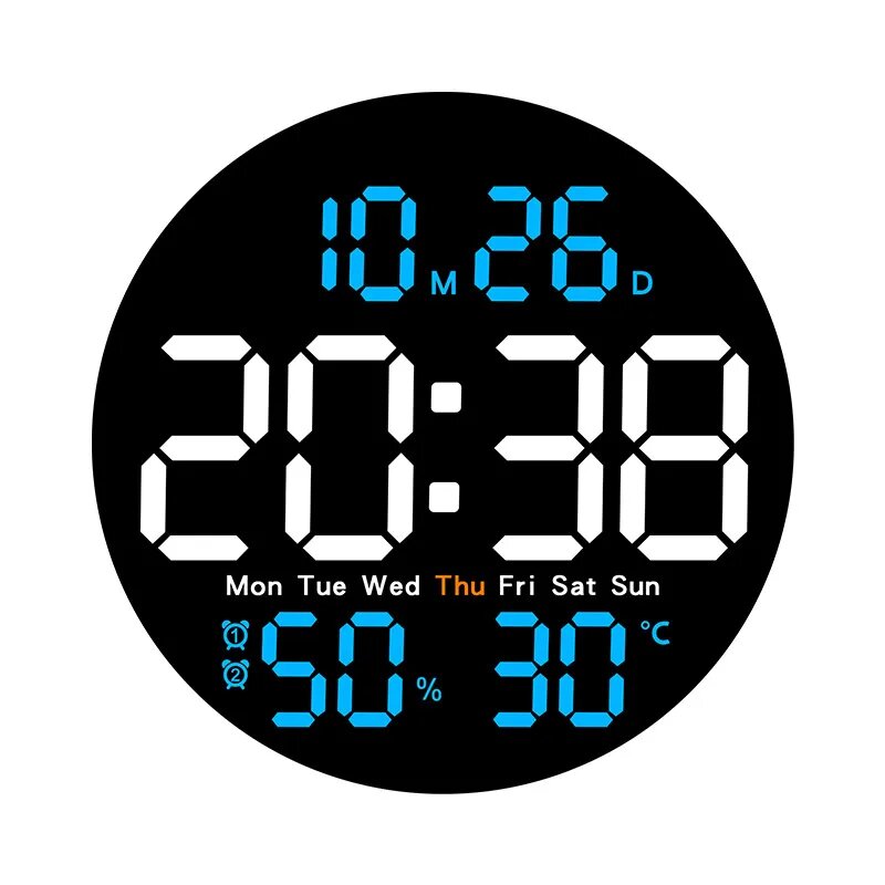 best price,10inch,led,large,digital,wall,clock,discount
