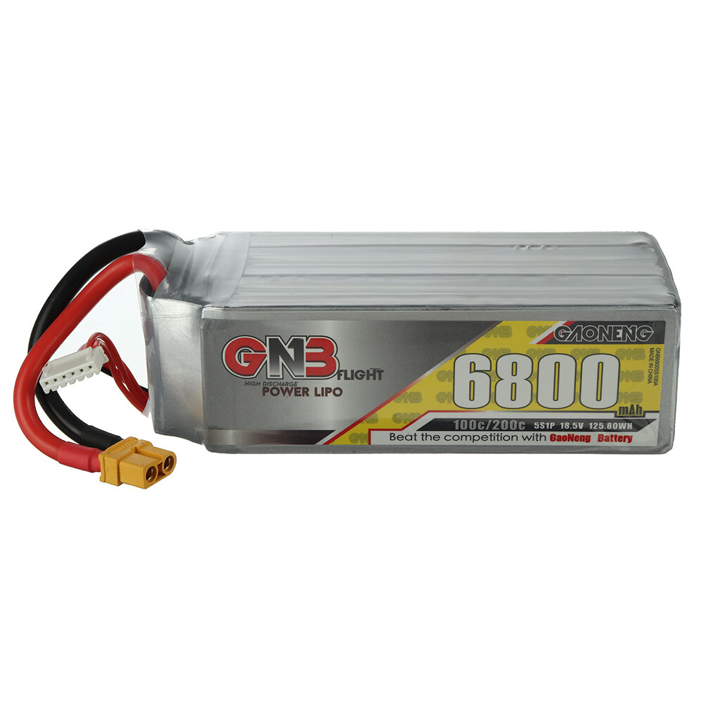 Gaoneng GNB 18.5V 6800mAh 100C 5S LiPo-batterij T/XT60/XT90/TRX/EC5 Plug voor FPV Racing Drone