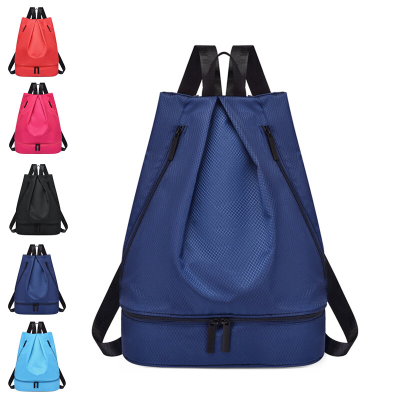 Φορητή τσάντα γυμναστικής με υγρή και ξηρή διαχωρισμό, για κολύμβηση, αδιάβροχη τσάντα αποθήκευσης για την παραλία και το σχολείο.