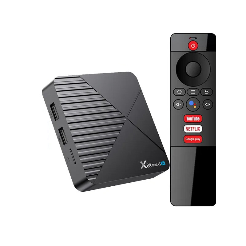 [2+16G]X88 Mini 13 TV BOX Android Smart TV Box RK3528 8K WIFI6 BT Voice Remote Control Media Player TV Receiver Set Top