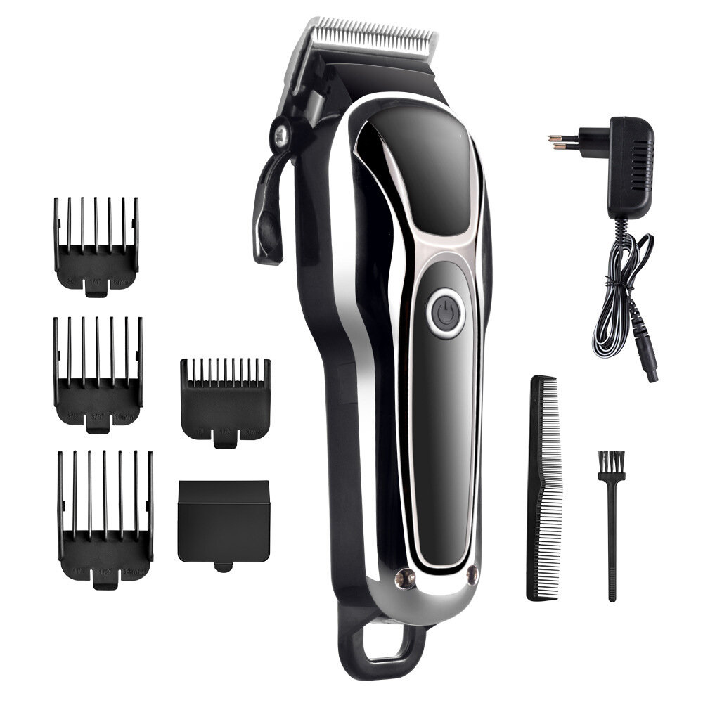 6W Electric Hair Trimmer Clipper Rechargeable Barber Shaver Cutting Set Haircut Machine