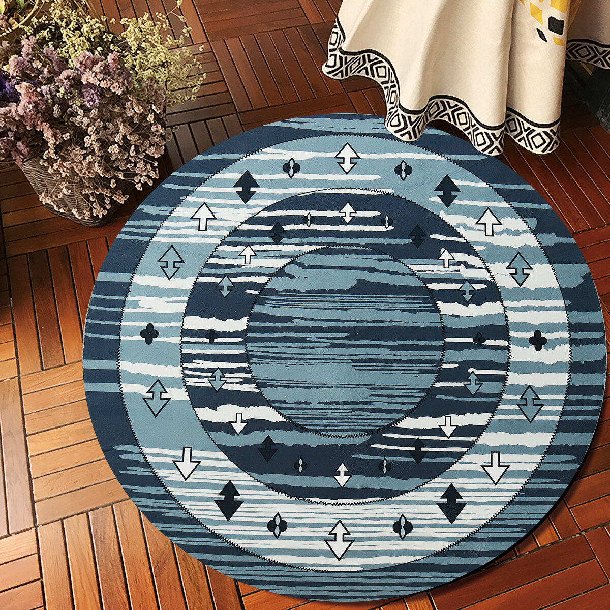 Ronde ronde tapijten Vloertapijten Kleine extra grote cirkelmatten Modern voor de decoratie van de h