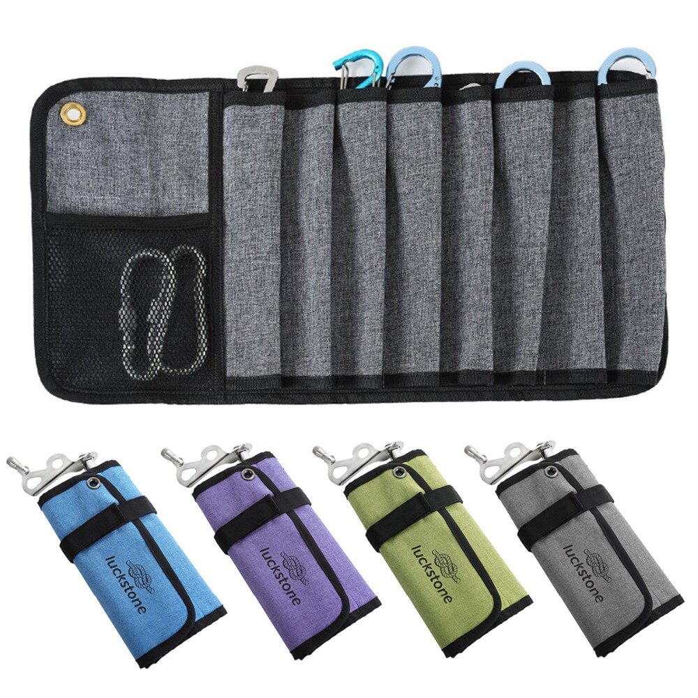 Image of Luckstone500dOxfordTuchfaltenCamping Pegs Nagel Aufbewahrungstasche Multi-Pocket Tackle Klettern Taschen