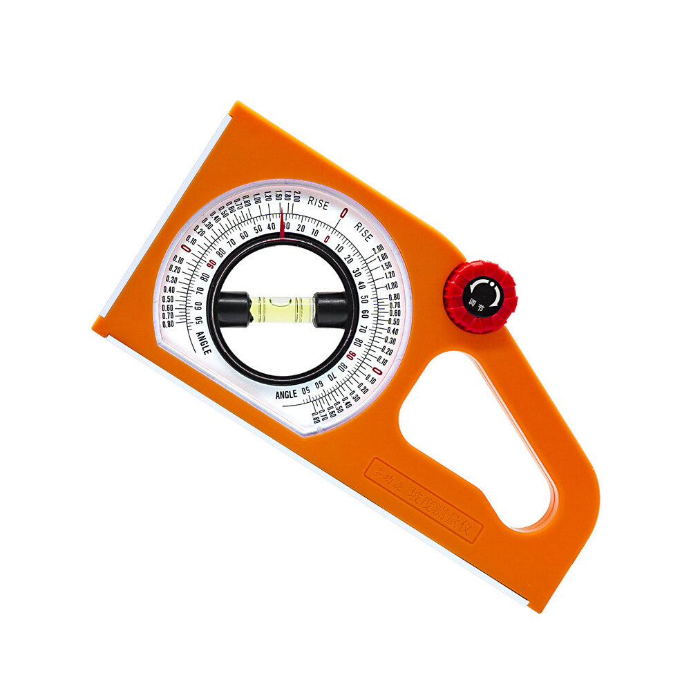 Multifunctional Protractor Angle Finder Slope Scale Level Measuring Instrument with Level Bubble Inclinometer