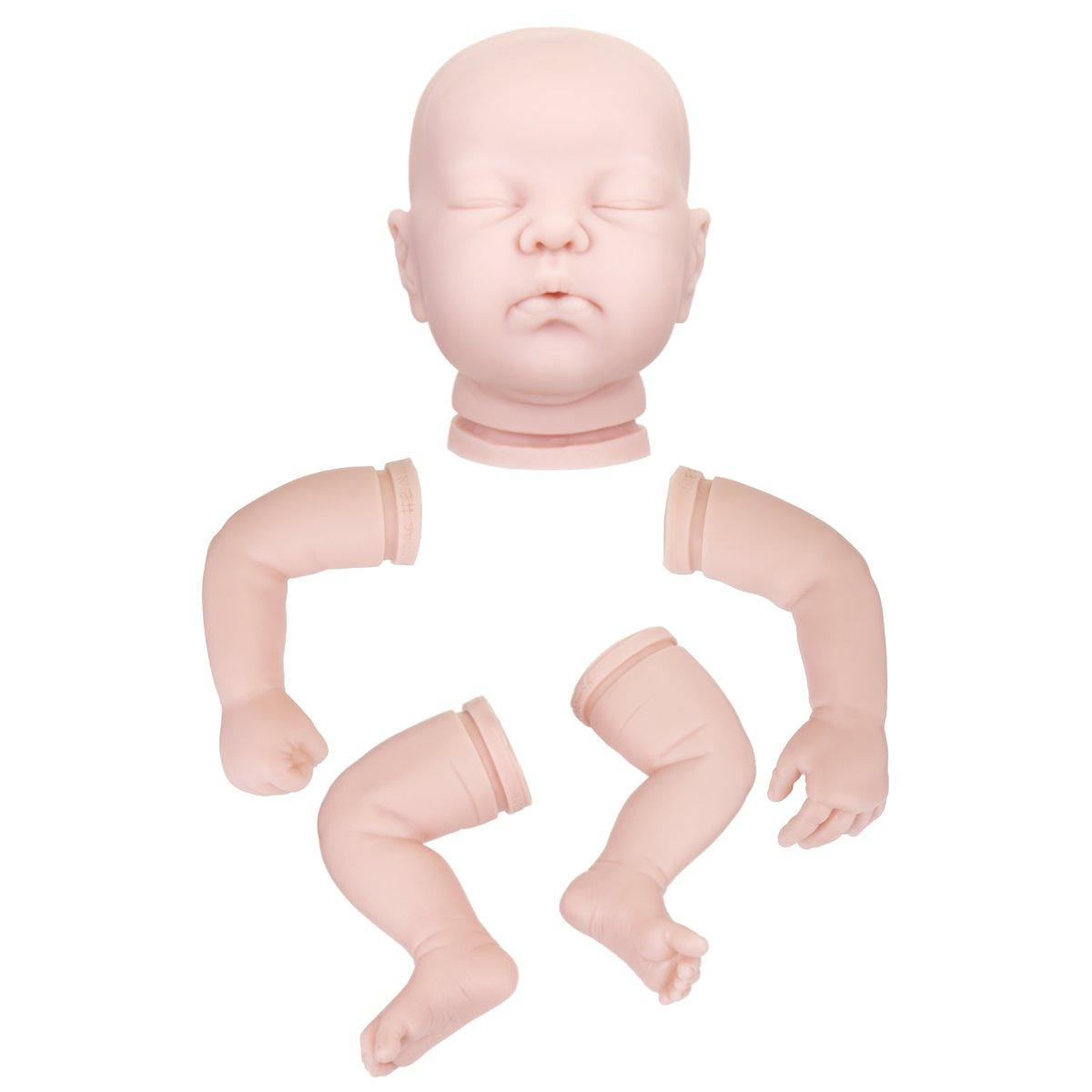 Vinyl Silicone DIY Reborn Baby Doll Accessories Lifelike Toddler Gifts No Body