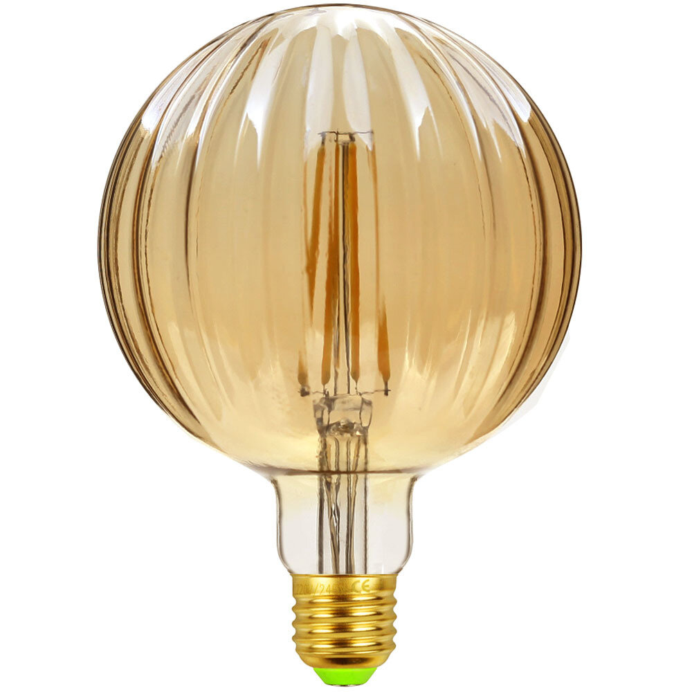 

Lighting Designer AC220-240V 2700K 4W Amber/Transparent Glass G125 LED Incandescent Light Bulb Edison Bulb Filament Lamp