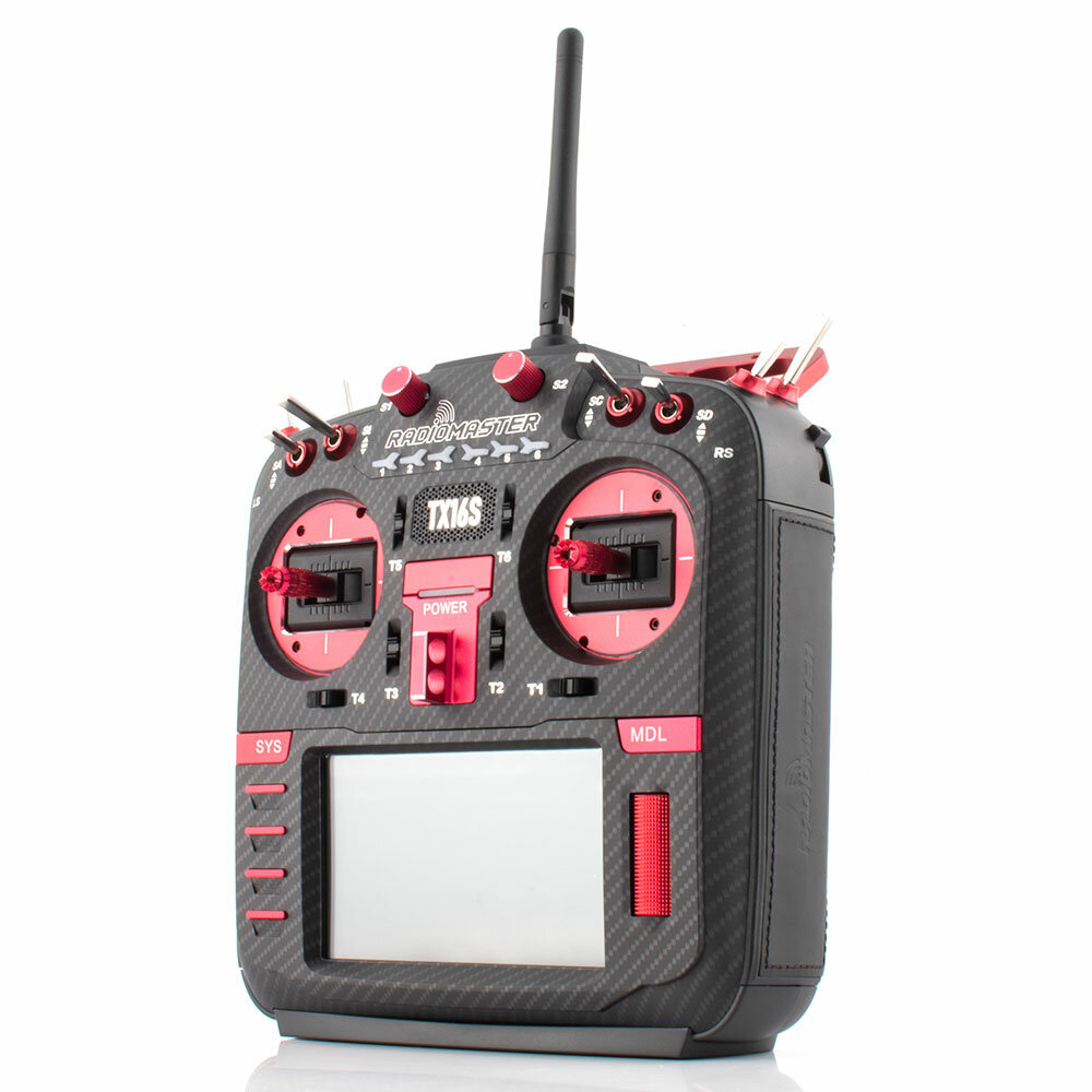 RadioMaster TX16S MAX Mark II MKII V4.0 Hall Gimbal 2.4G 16CH EdgeTX JP4in1 Red