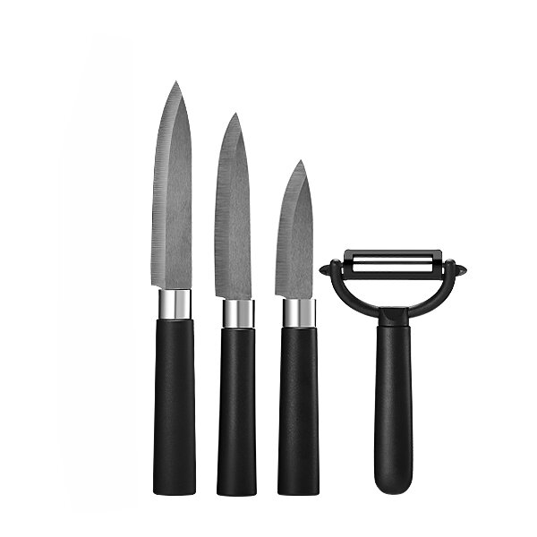 

KC-CF007 Черный Керамический Наборы ножей Кухонные столовые приборы Нож шеф-повара с защитой от ржавчины Нож для резки о