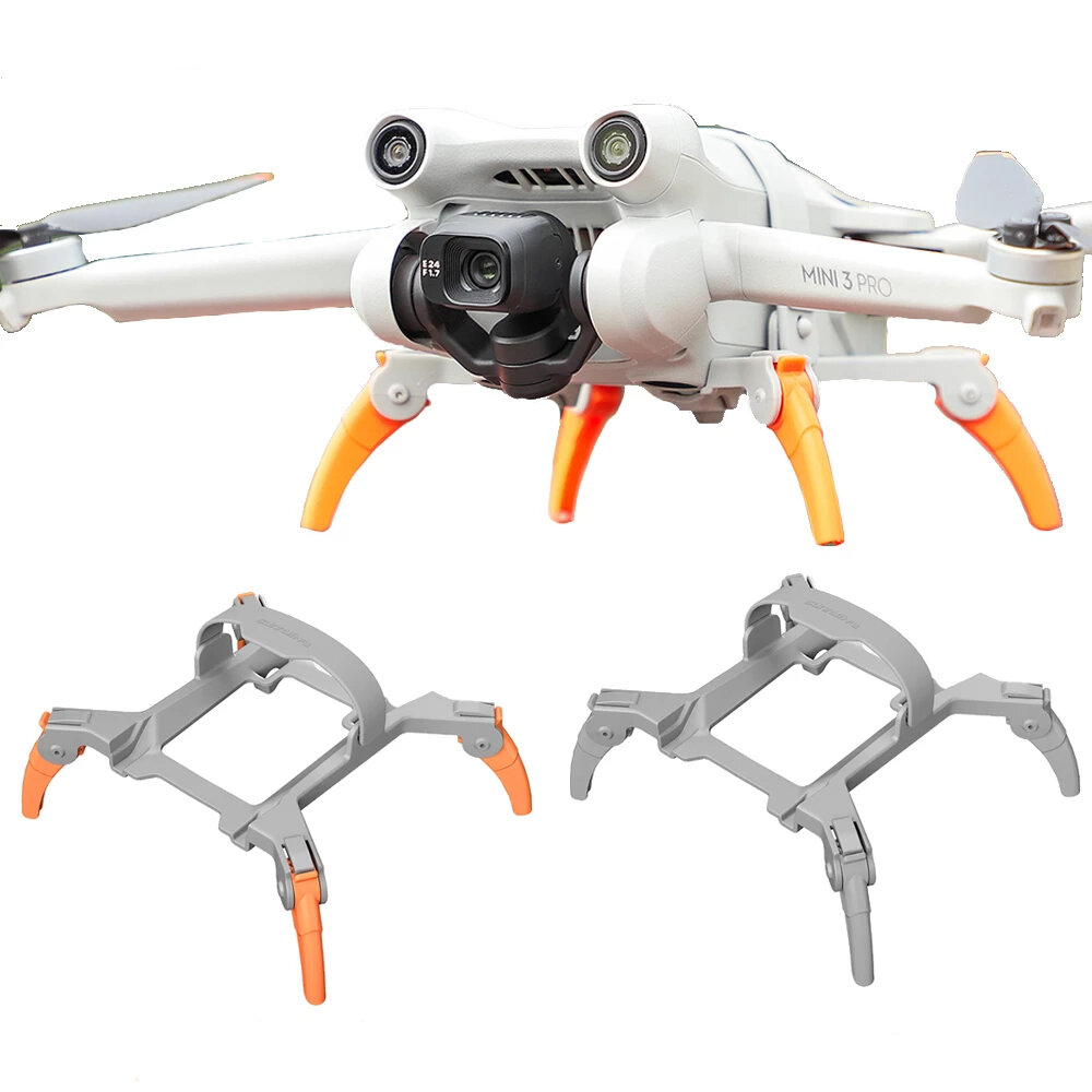 Sunnylife Foldable Extended Heightening Spider Landing Gear Legs Protector Support for DJI Mini 3 PR