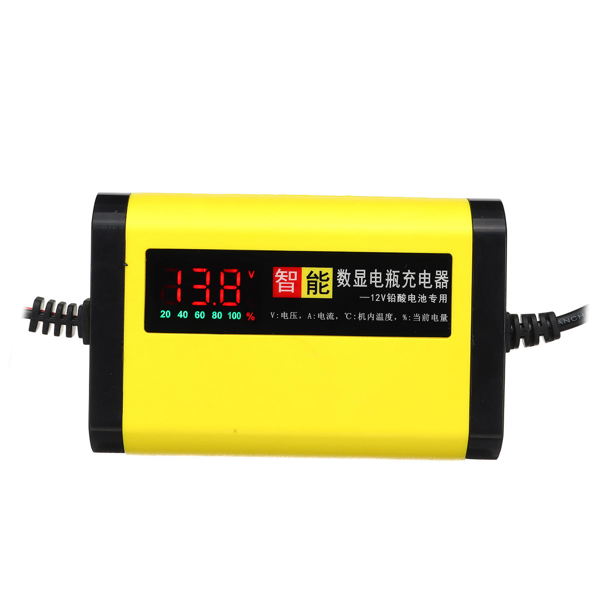100 240V LCD Intelligent Battery Charger 12V 2A Full Automatic Car Motorcycle 3 Stages Lead Acid Charging Maintainer
