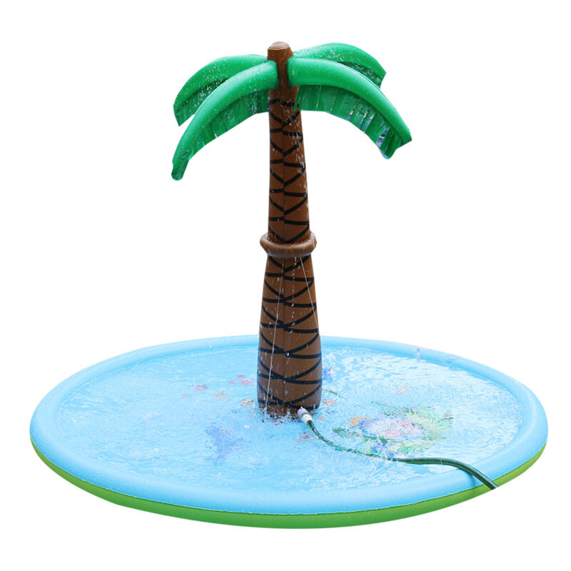 

MT-306 Inflatable Sprinkler Palm Tree Water Play Spray Mat Toy Outdoor Backyard Sprinkler for Kids