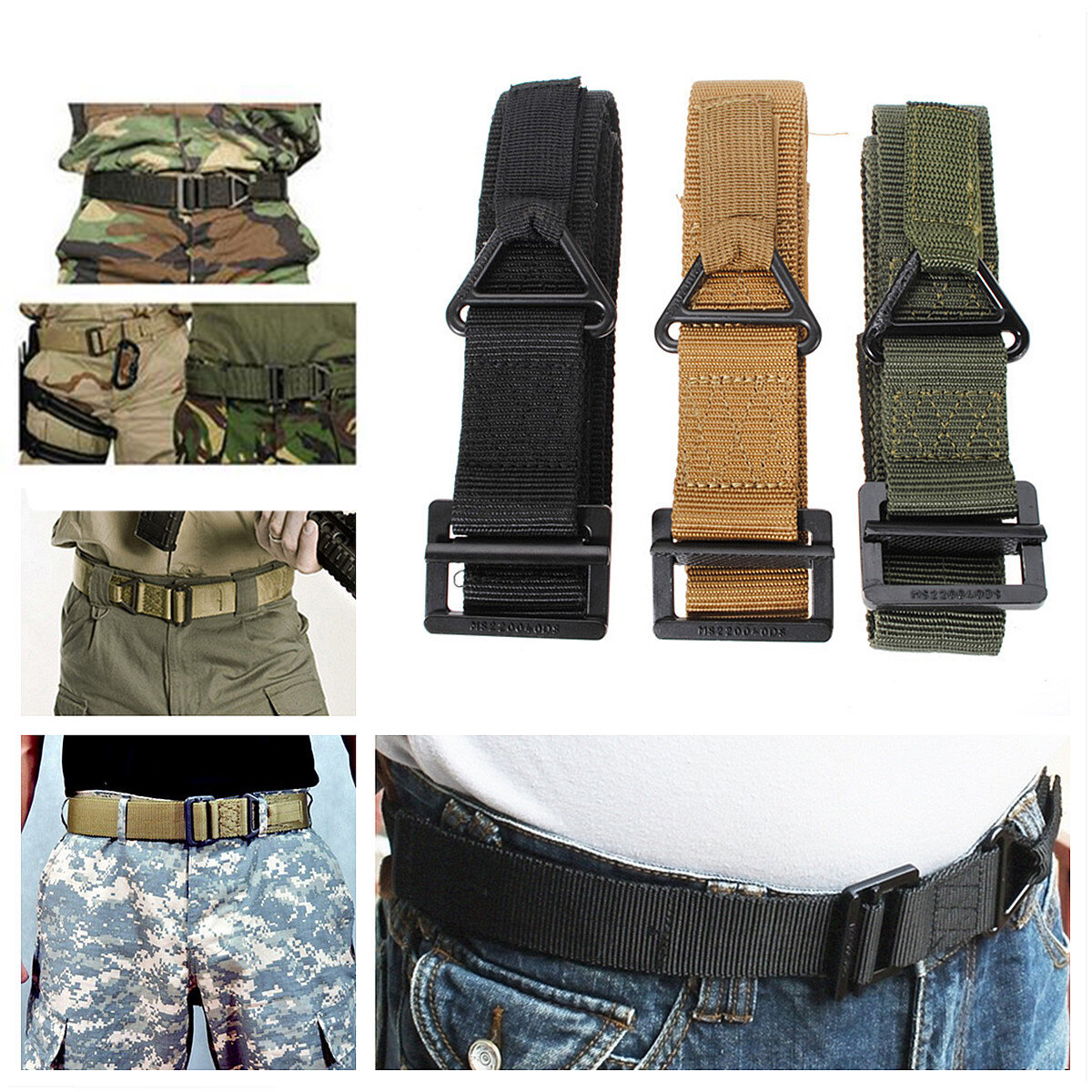Kaload survival tactical waist belt strap military emergency rescue ...