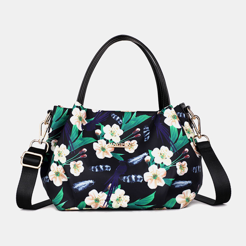 Women Fashion Flower Handbag Printed Crossbody Bag