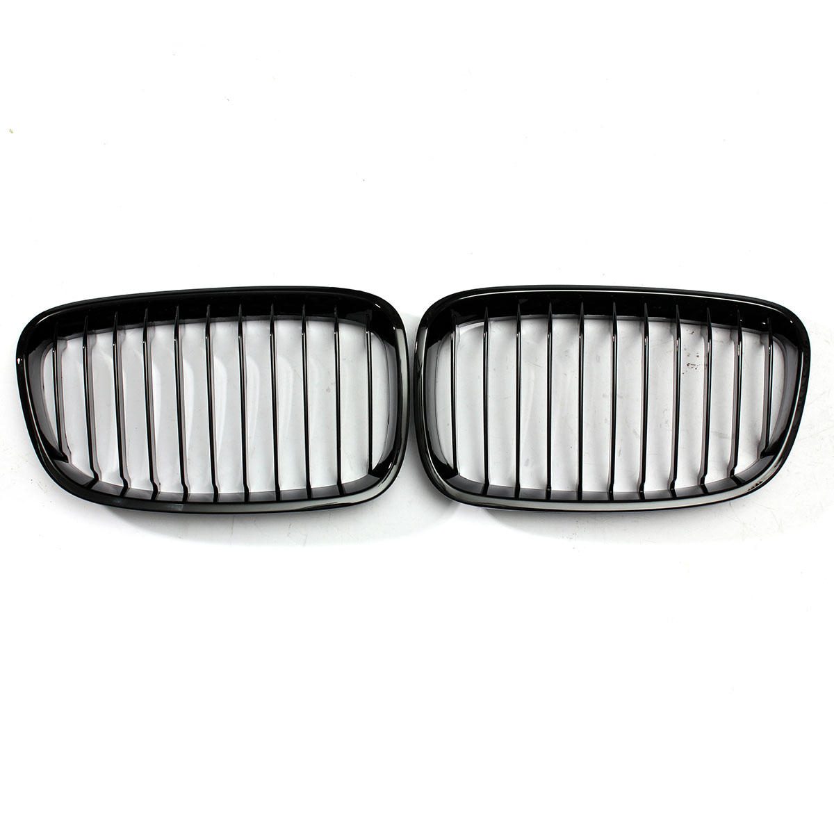 Paar Gloss Black Front Car Grille voor BMW F20 F21 1-serie 2011-2014