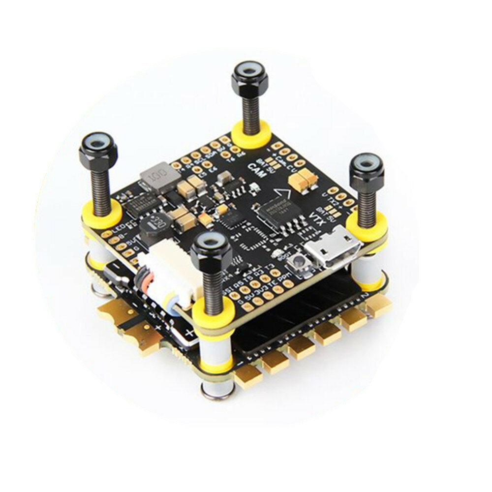 T-motor F4 OSD Flight Controller &F55A PRO IIBL_32 DShot1200 4in1 ESC Stack for RC Drone FPV Racing