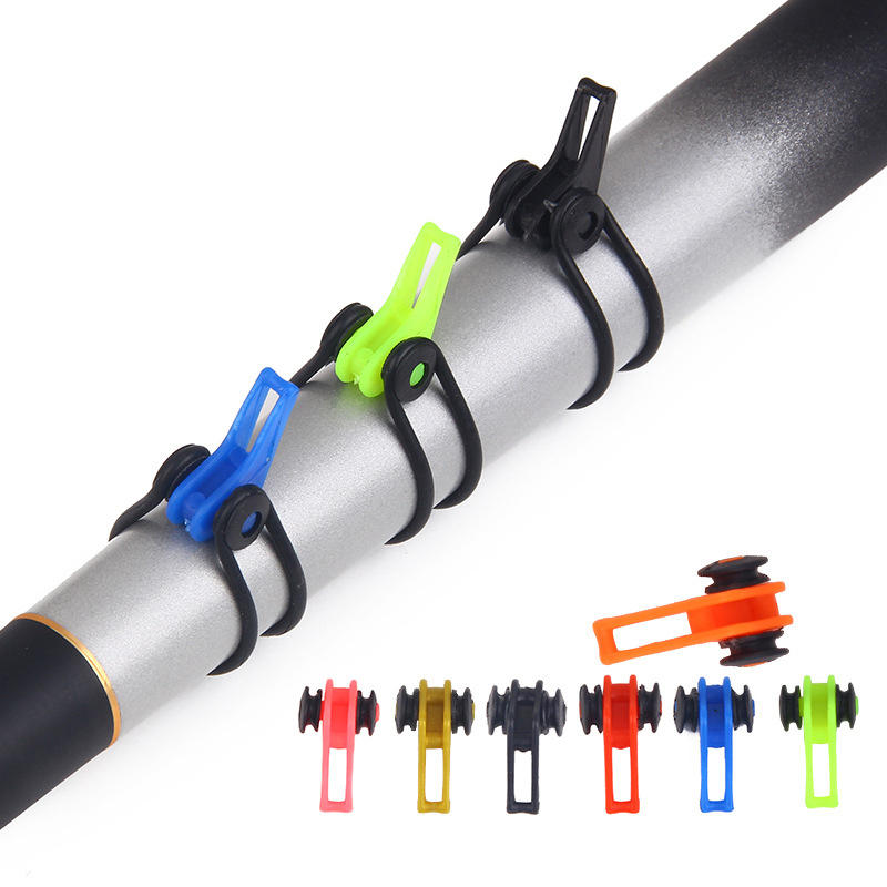 ZANLURE 10pcs/set 1.7cm Fishing Rod Hook Fishing Tool For Fishing Rods Hanging Bait Hook