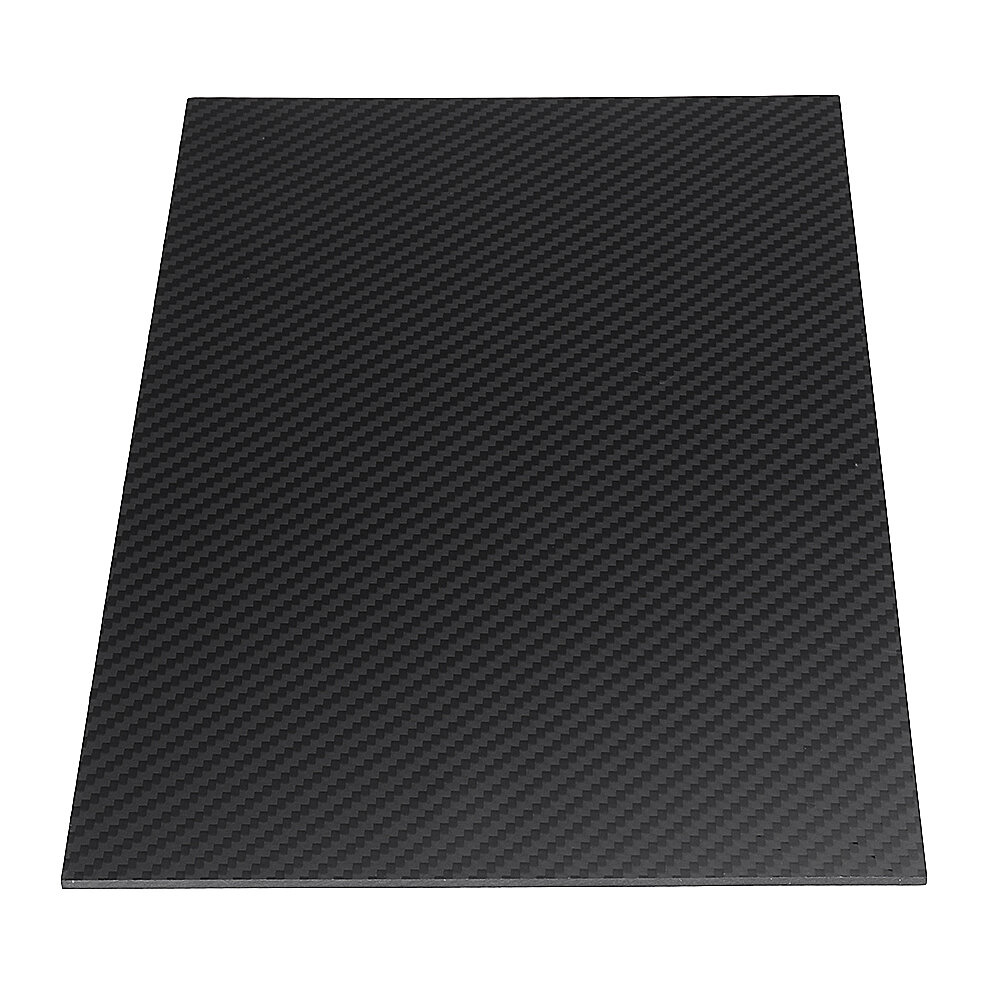 

250X420mm 3K Углеродное волокно Углеродное волокно Пластина Twill Weave Матовый лист панели толщиной 0,5-5 мм